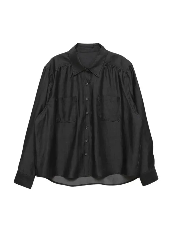 TENCEL DENIM SHIRTS (2color)