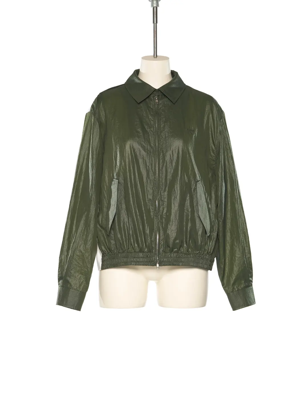푸쉬버튼 PS25 GREEN JERSEY LAYERED BLOUSON 상품 이미지 1