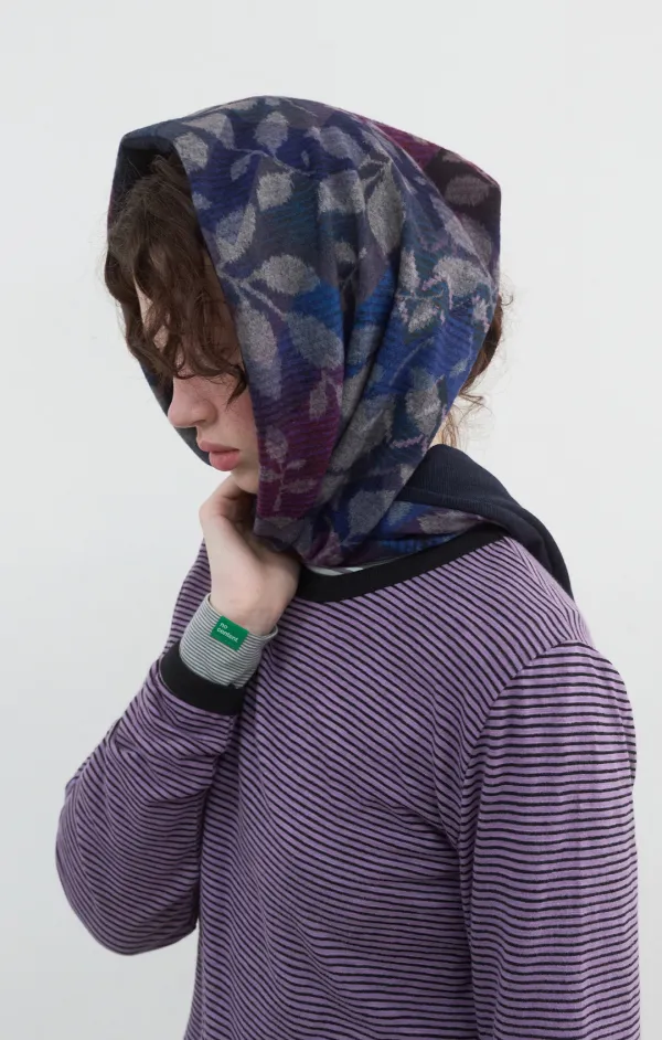 430. Flower Muffler_Purple