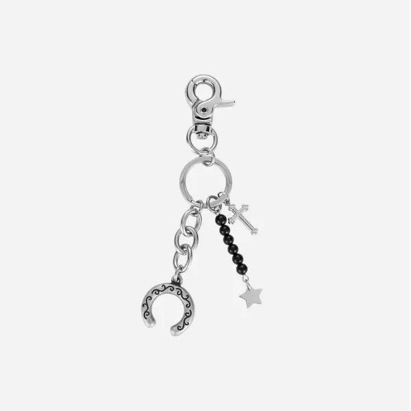 guardian heart keyring-black