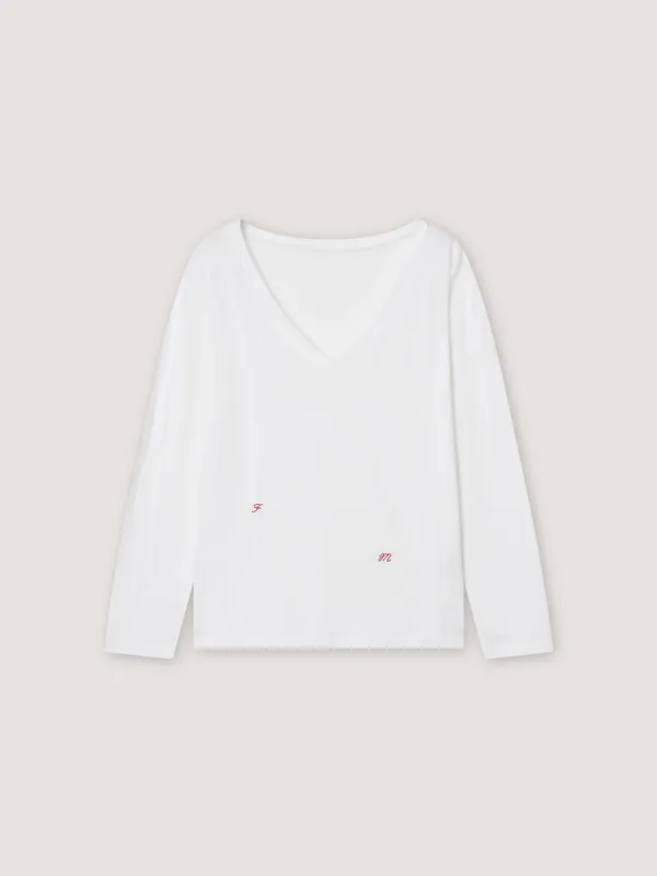 [2nd] Lazy Off-Shoulder Tee - Ivory