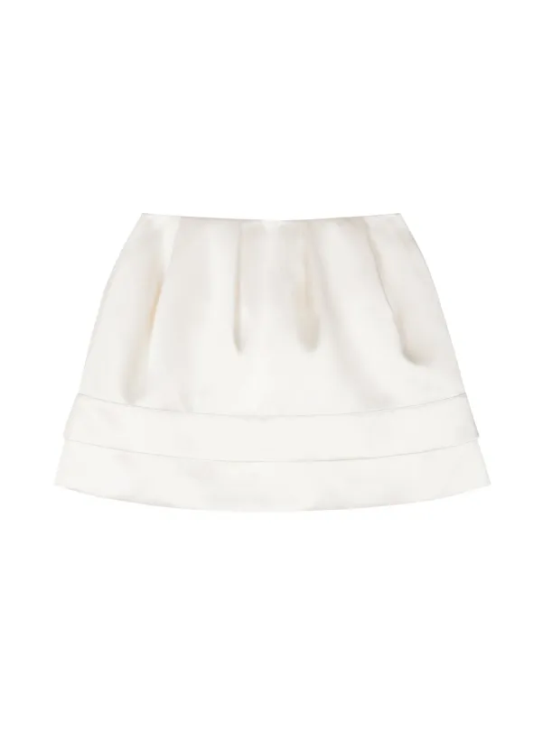SILK BELL SKIRT (IVORY)