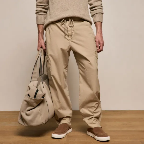 Parachute Poplin Cargo - Light Khaki Pigment