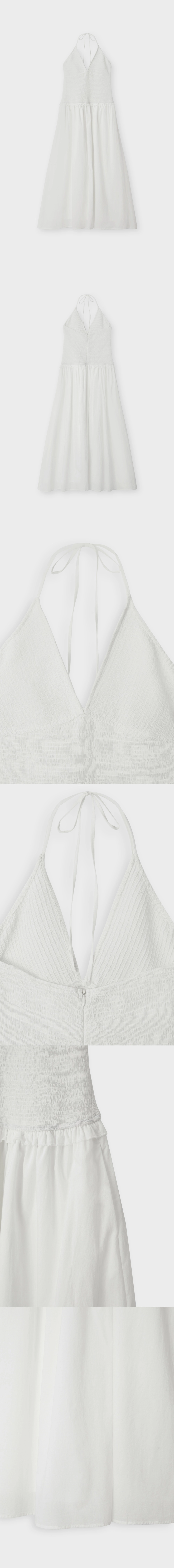 더릴 Sandy Halter Neck Dress_Ivory 상품 이미지 1