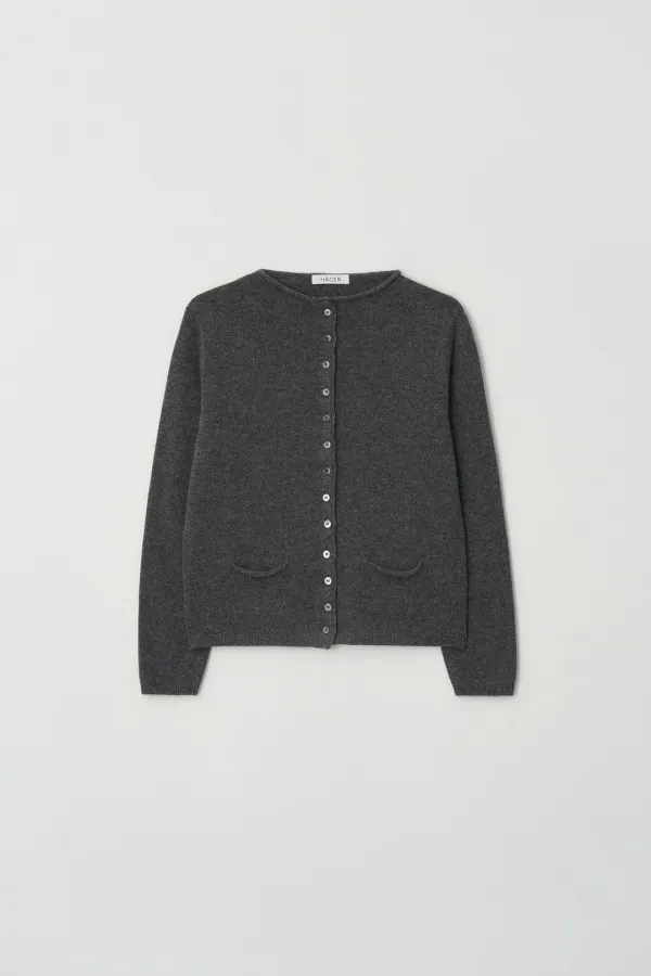 [2nd] Mock Neck Knit Cardigan