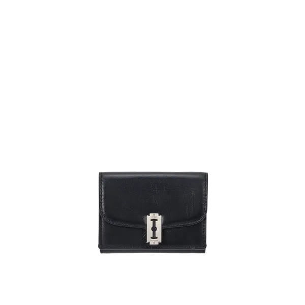 [아울렛] Occam Lune Folded Half Wallet (오캄 룬 3단 반지갑) Black