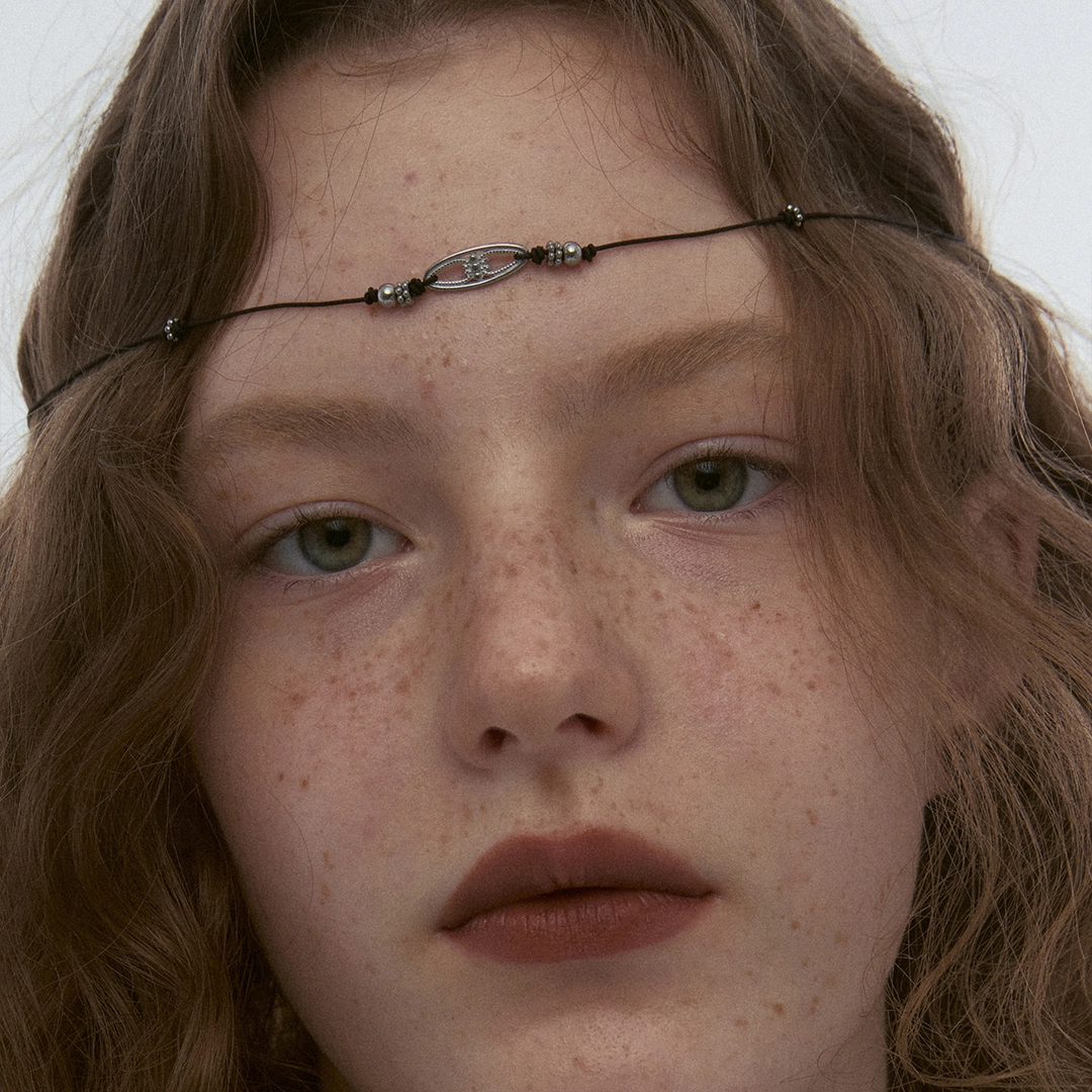 엔프프 oval trace necklace-black 상품 이미지 2