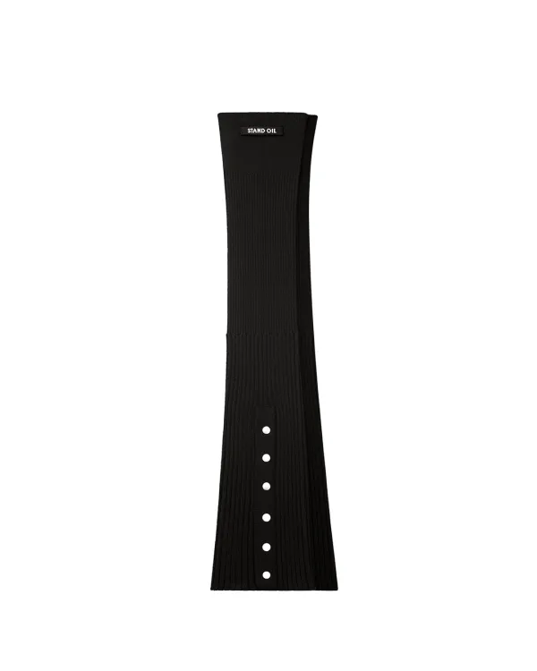 Snap Knit Leg Warmer · 스냅 니트 레그 워머 / 블랙
