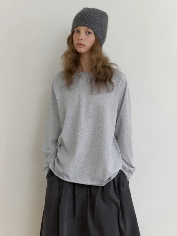 Basin raglan t-shirt (gray)
