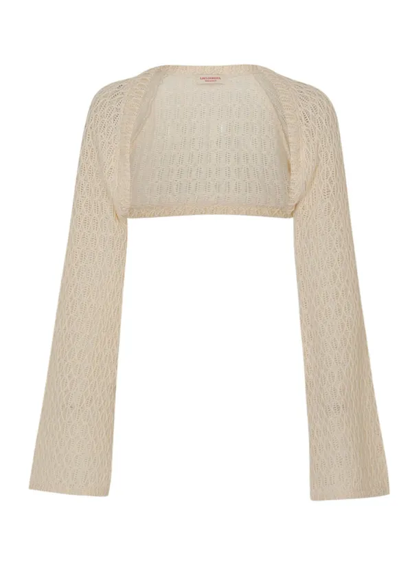 Waffle Bolero (Ivory)
