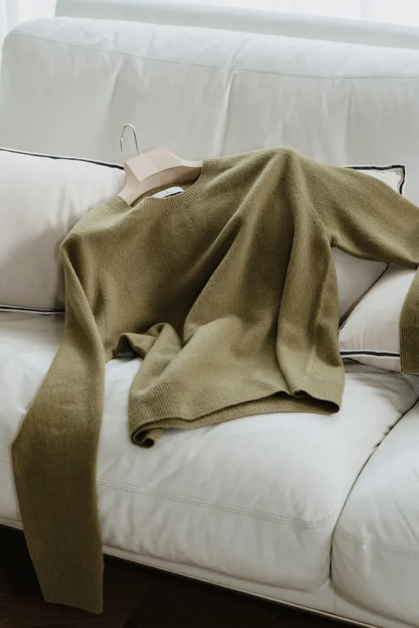 40730_Wool Cashmere Essential Crewneck Knit TD