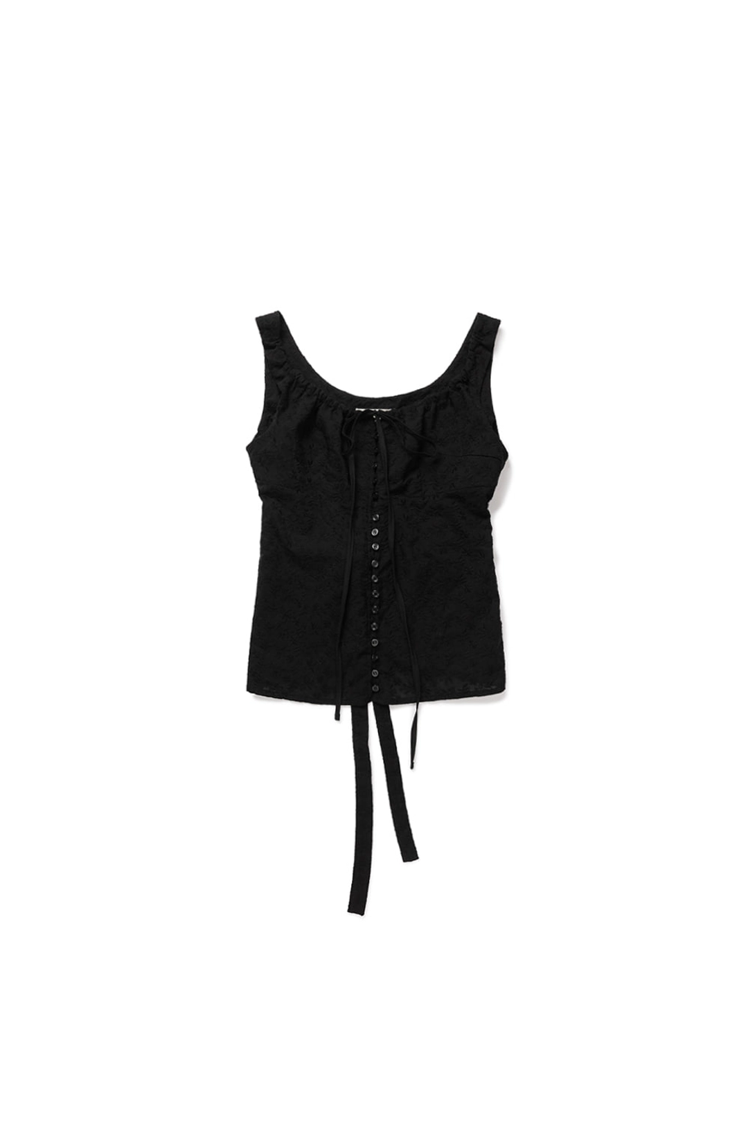 위드아웃썸머 Eyelet button blouse_black 상품 이미지 3