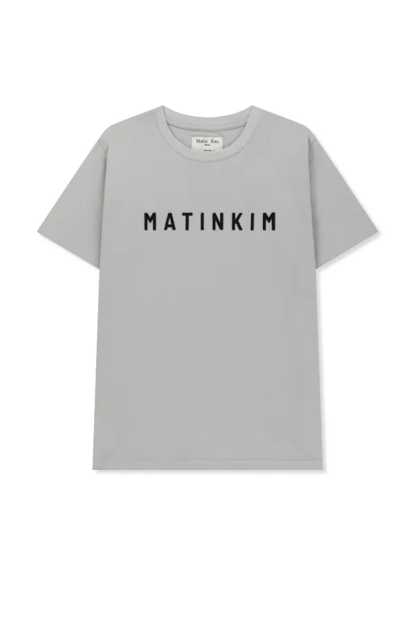 APPLIQUE FELT LOGO TOP IN GREY