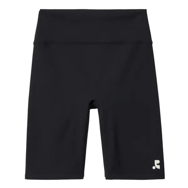 RR LOGO BIKE SHORTS - BLACK