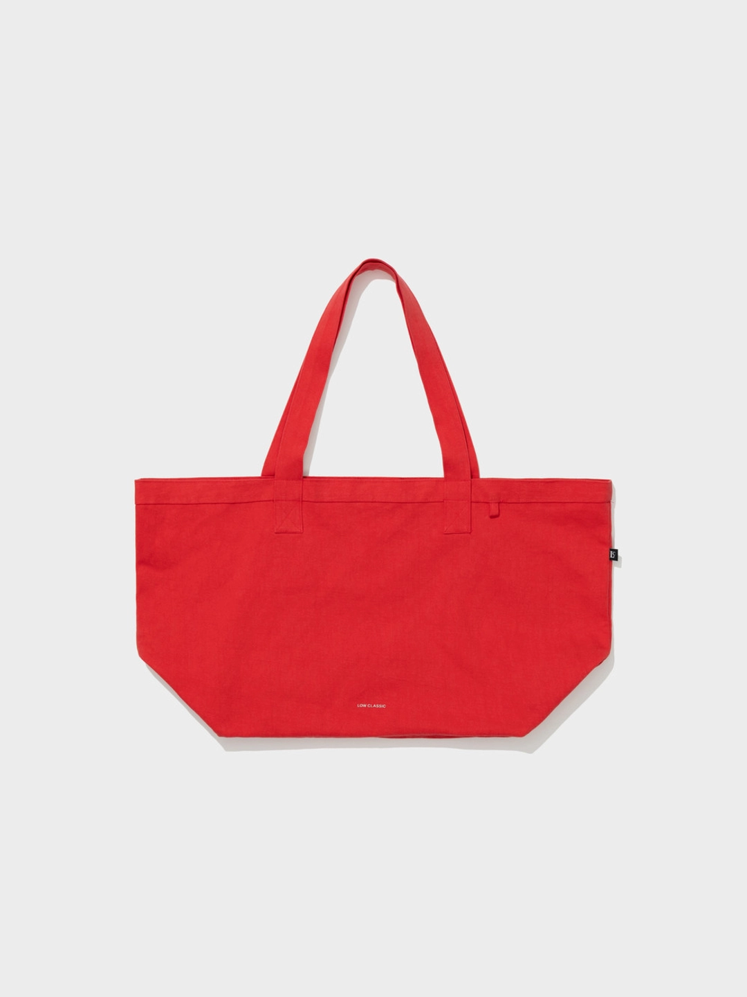로우클래식 Lc Logo Cotton Bag_Red 상품 이미지 1