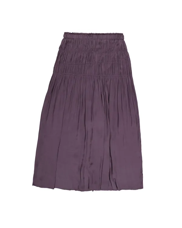 kerry shirring skirt (purple)