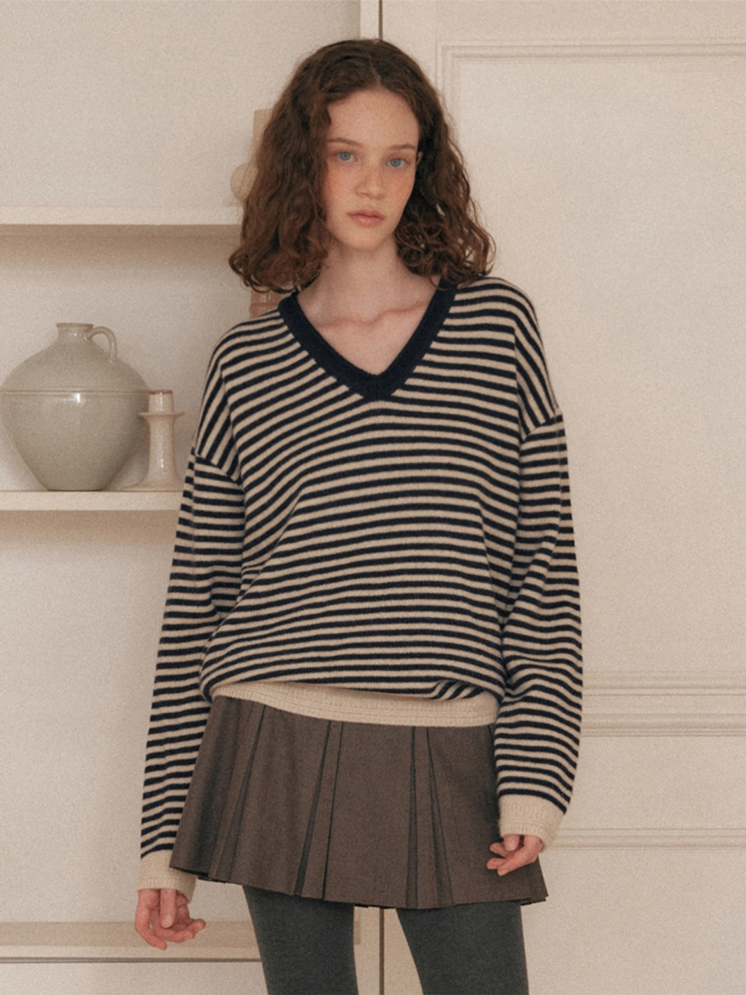 플로움 Voyage Stripe Knit(3color) 상품 이미지 1