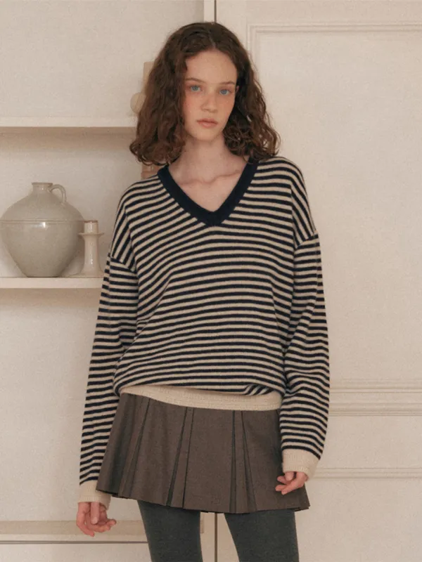 Voyage Stripe Knit(3color)