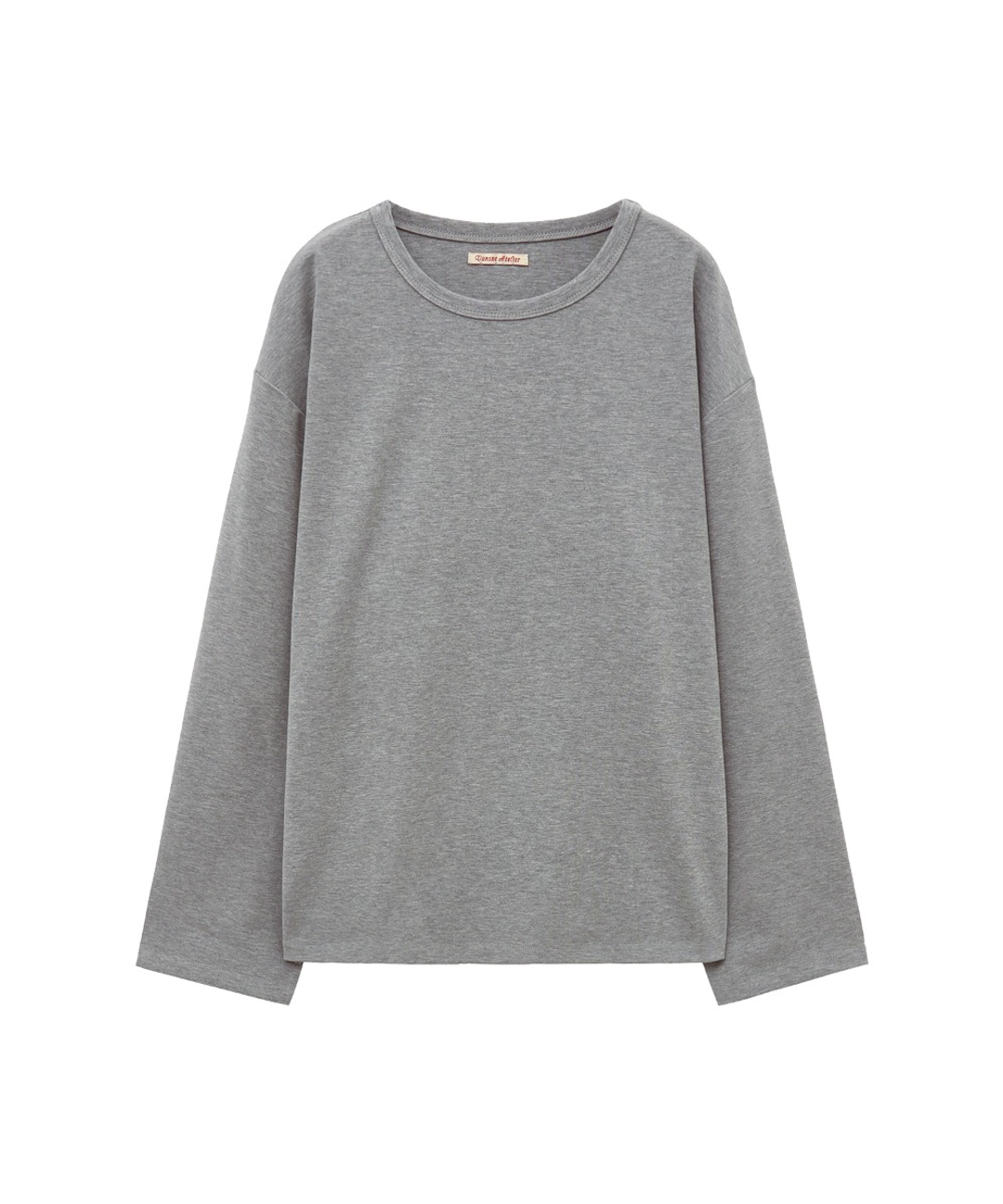반원 아뜰리에 A3553 에센셜 롱 슬리브_Melange gray 상품 이미지 3