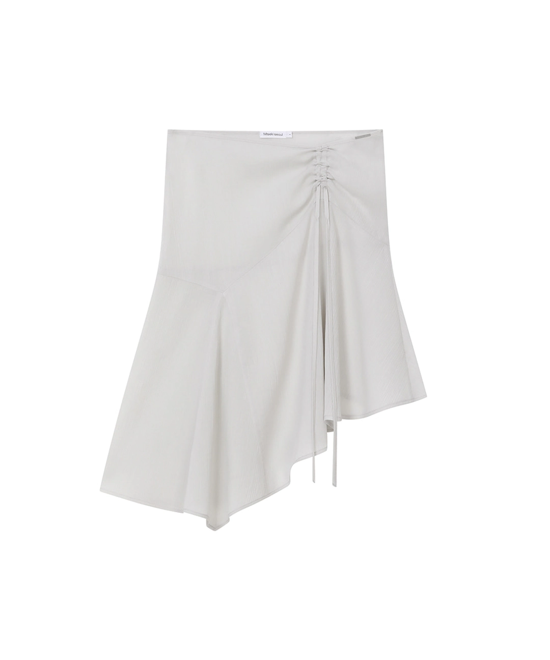 미세키서울 String sheer layered skirt GREY 상품 이미지 1