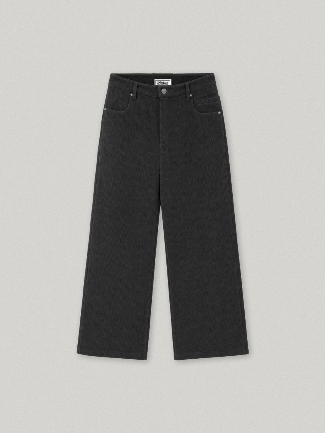 폴뉴아 VELORE CORDUROY PANTS (CHARCOAL)[09월 30일 예약배송] 상품 이미지 1