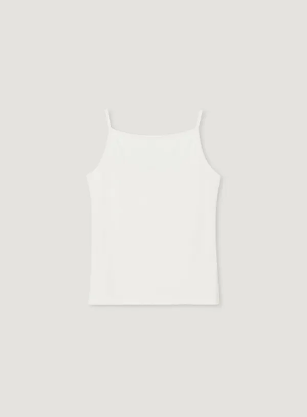 LAV COTTON SLEEVELESS_IVORY