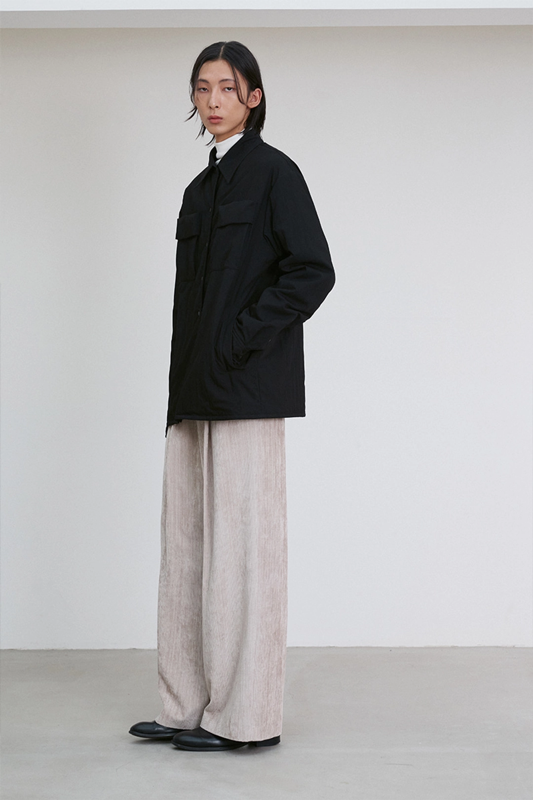 리이 UNISEX PADDED SHIRT JACKET 상품 이미지 2