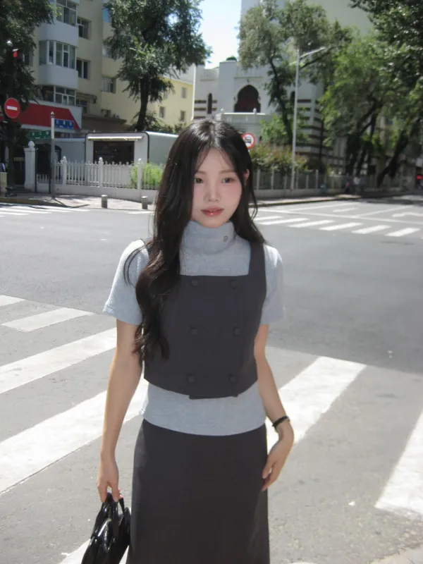 브렌 더블버튼 베스트*오늘 출발