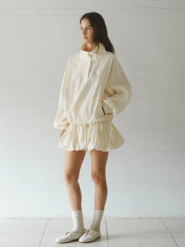 MARANG balloon skirt_ivory
