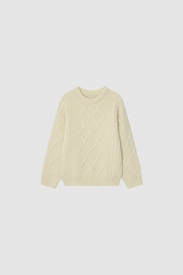 Noel Cream Cable Knit
