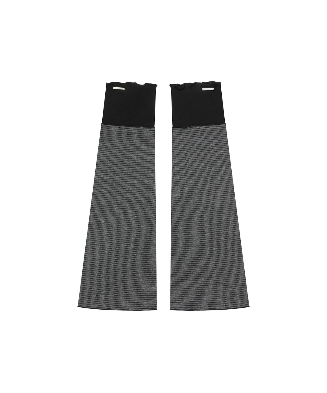 미세키서울 KIBON layered stripe leg warmer BLACK 상품 이미지 1