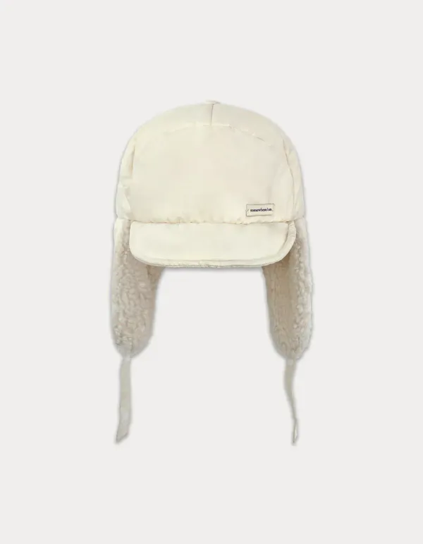 Teddy Tropper Hat - Cream