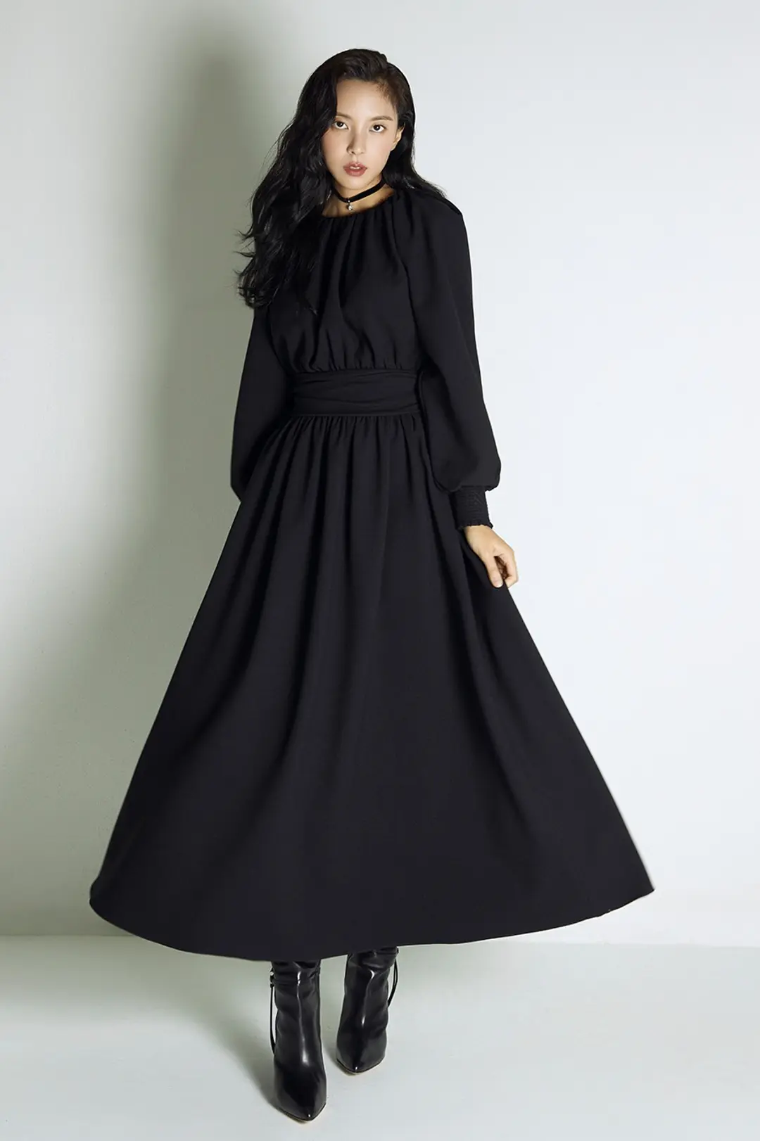 하나보 NO.10 DRESS - BLACK 상품 이미지 2