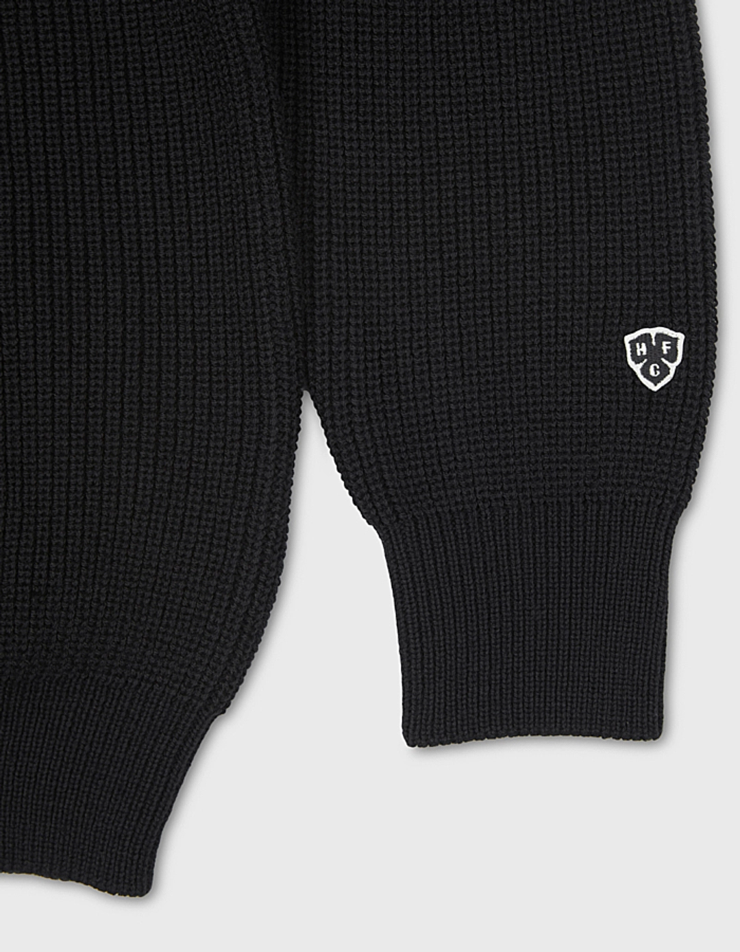 헤리티지플로스 CLOVER WOOL HALF-ZIP / Black 상품 이미지 3