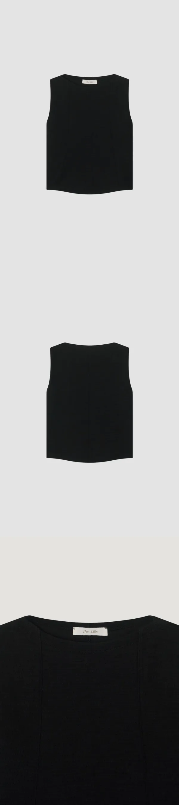 Blair Boat Sleeveless_Black