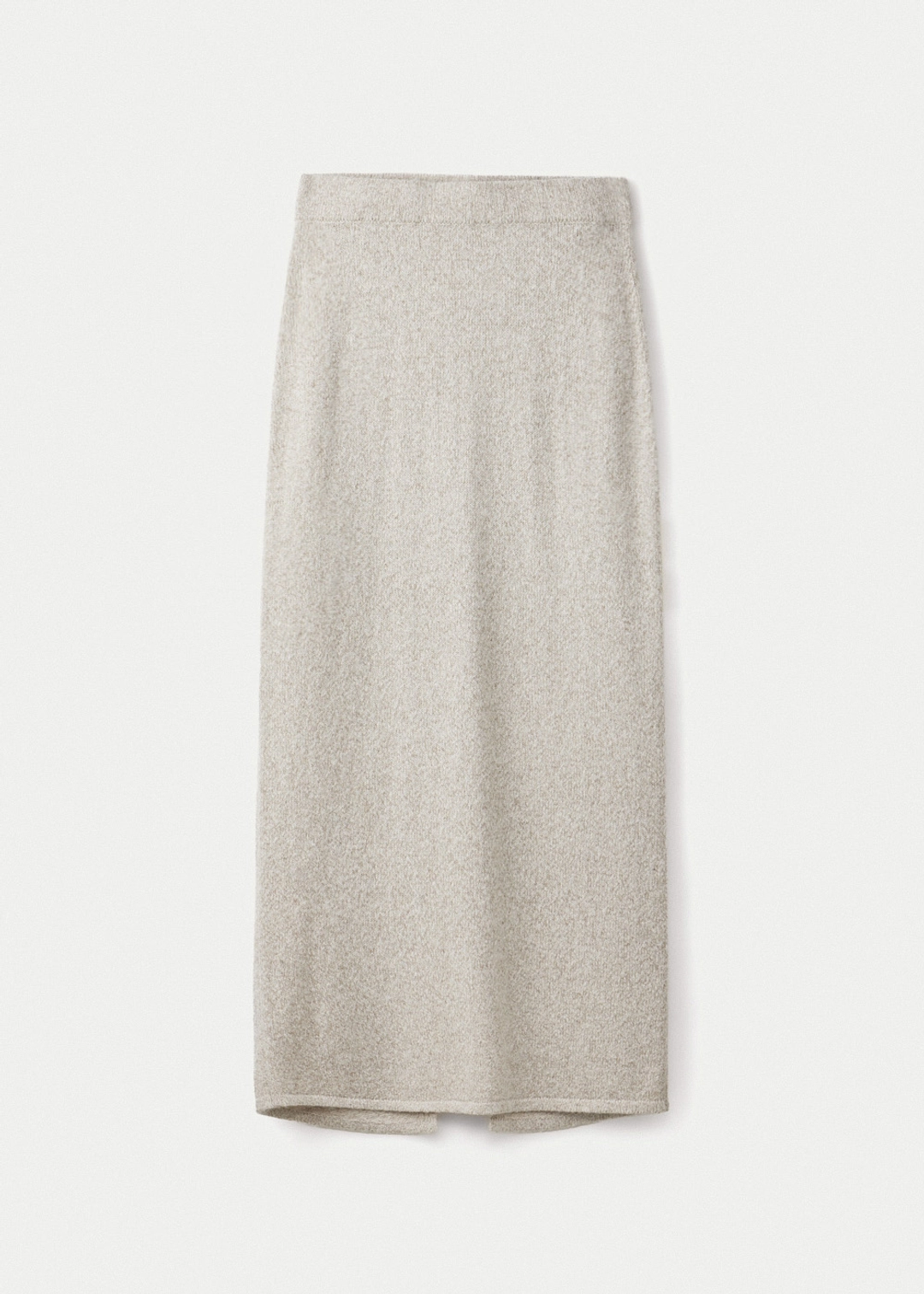 우마뭉 Baby alpaca maxi skirt_Bone 상품 이미지 1