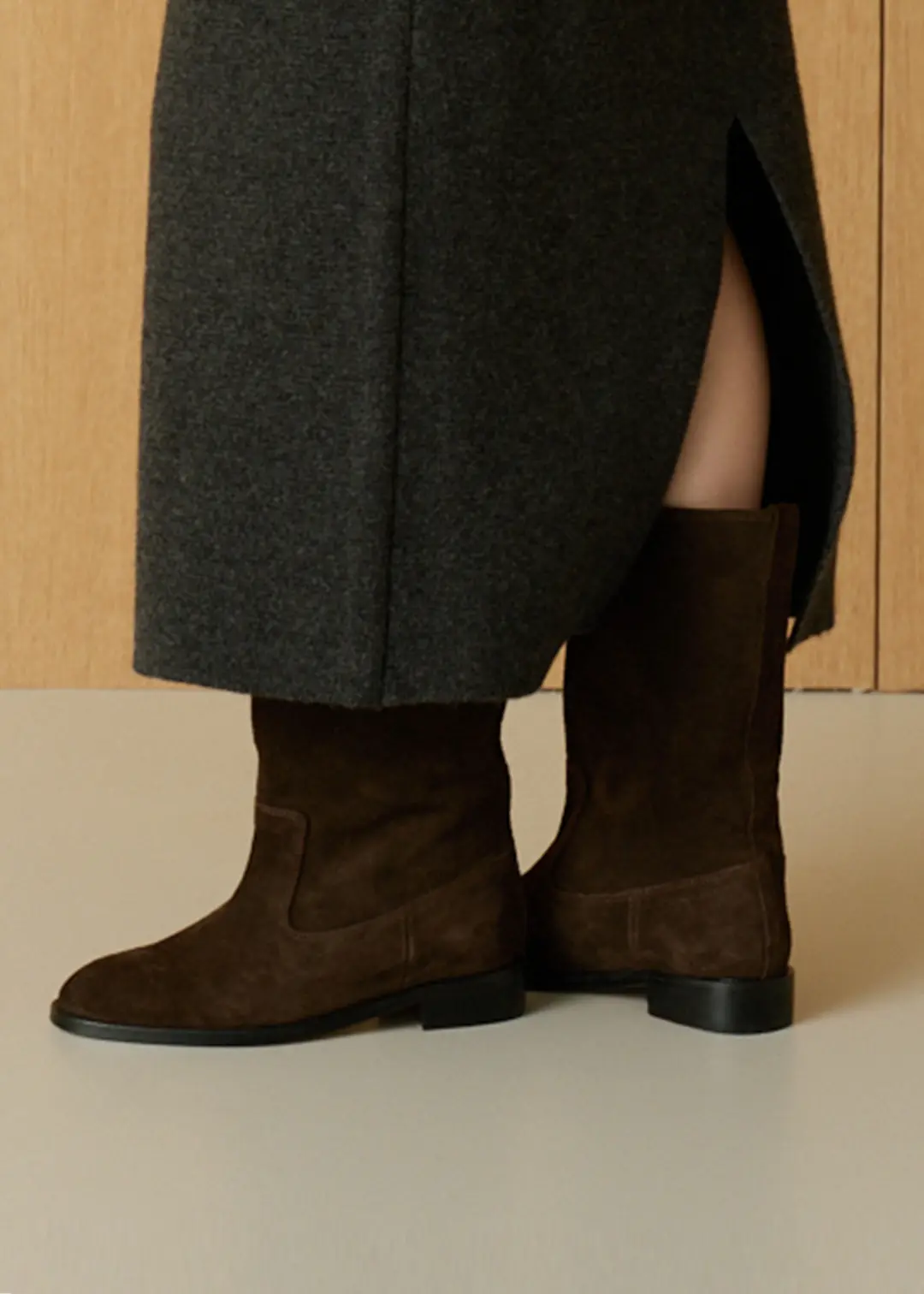더라이 Middle Boots(Brown) 상품 이미지 2
