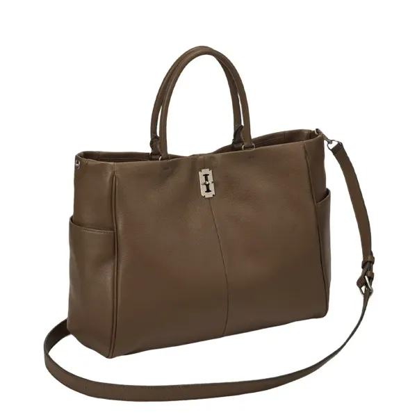 [아울렛] Perfec Just Watch Tote L (퍼펙 저스트 워치 토트 라지) Burn Brown
