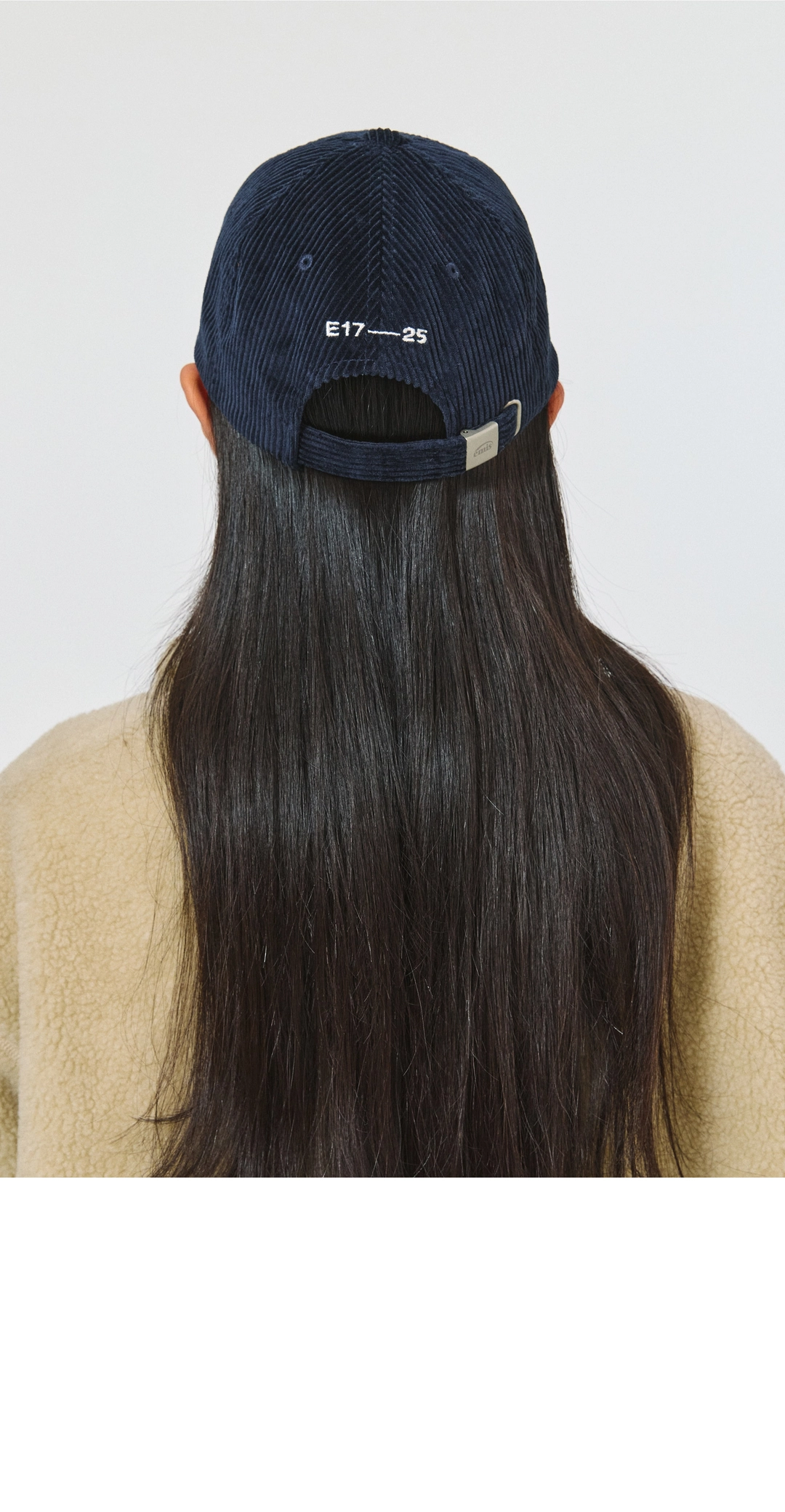 이미스 RUBBER PATCH CORDUROY BALL CAP-NAVY 상품 이미지 2