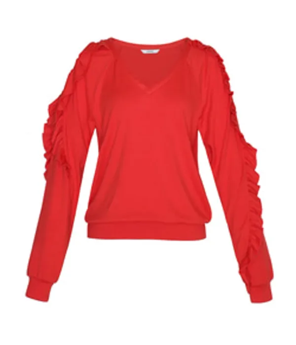 VOLANTE KNIT TOP