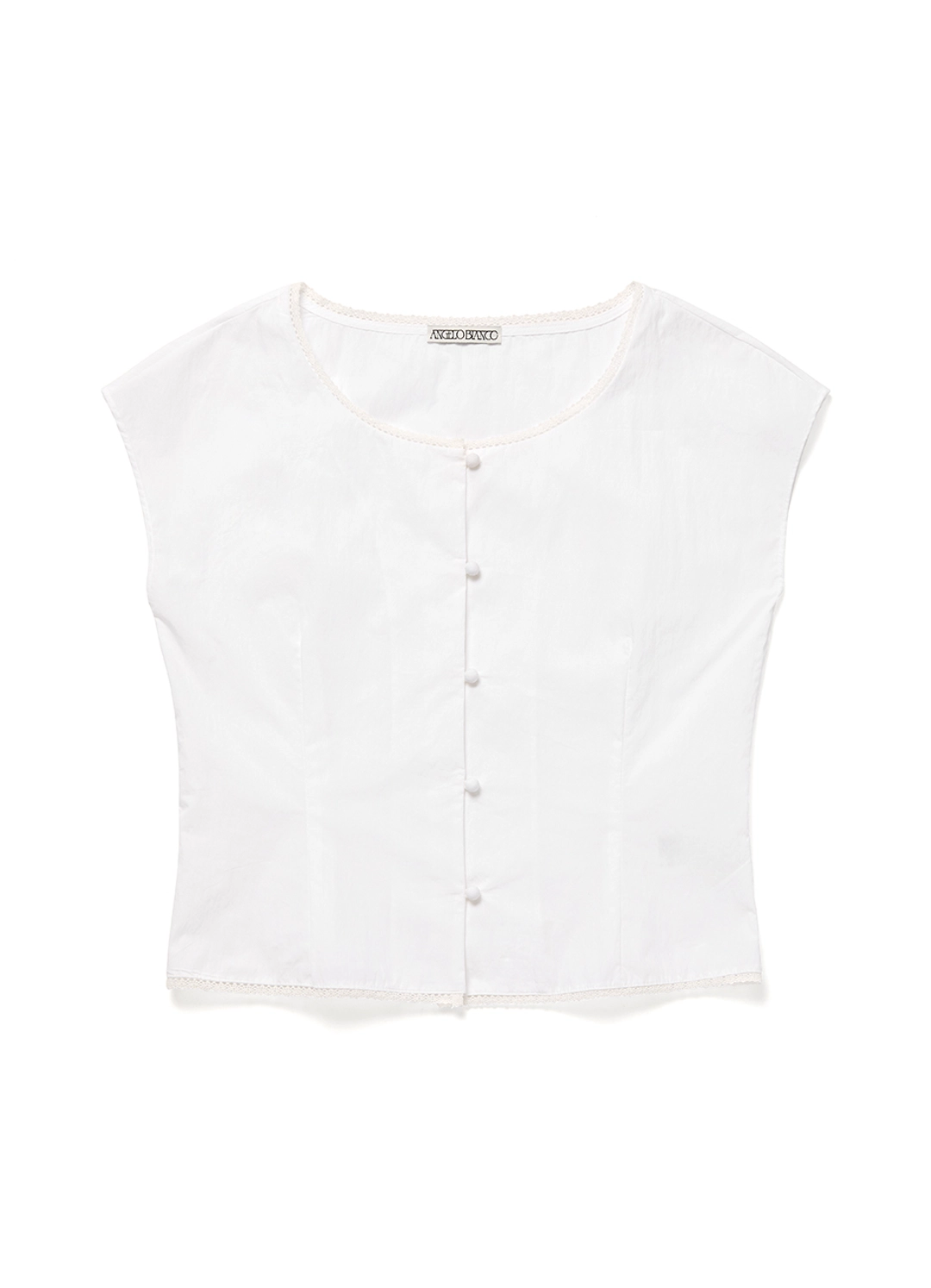 안젤로비안코 Odello Cap Sleeve Blouse 상품 이미지 1
