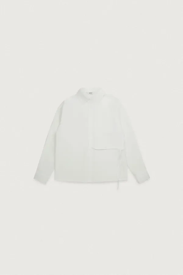 WRAP STRING SHIRT [IVORY]