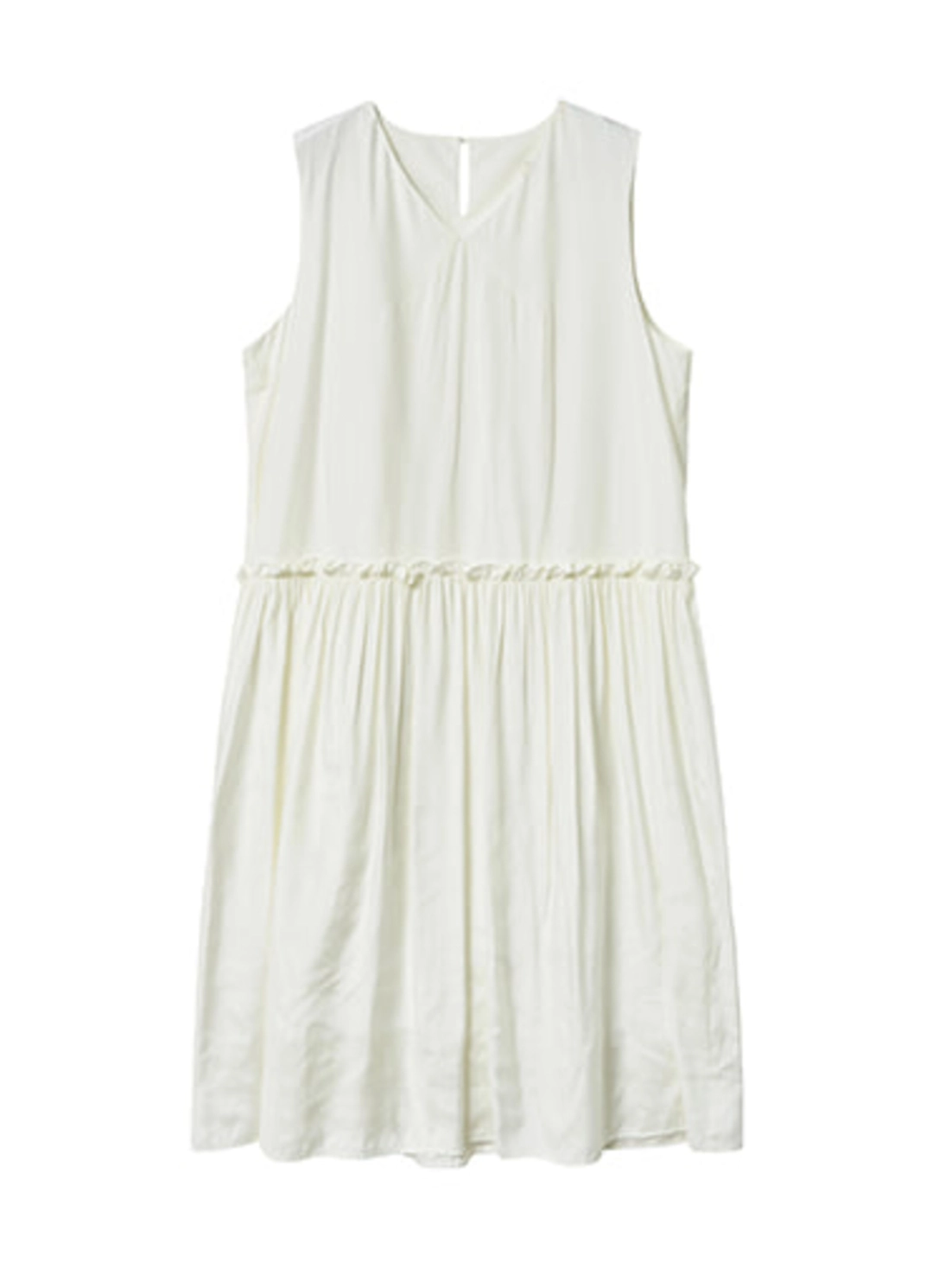쏘이르 (2COLOR)TIE FRILL LONG ONE PIECE 상품 이미지 1