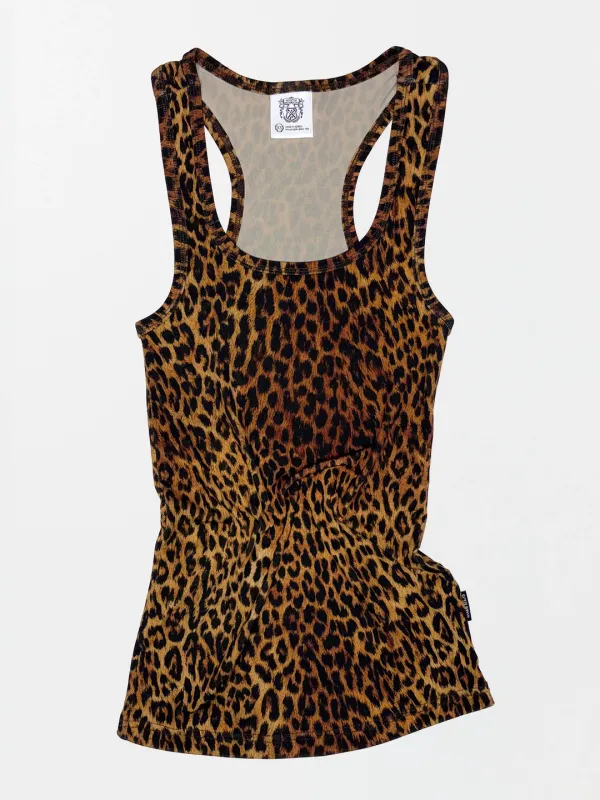 Second Skin Tank Top Leopard