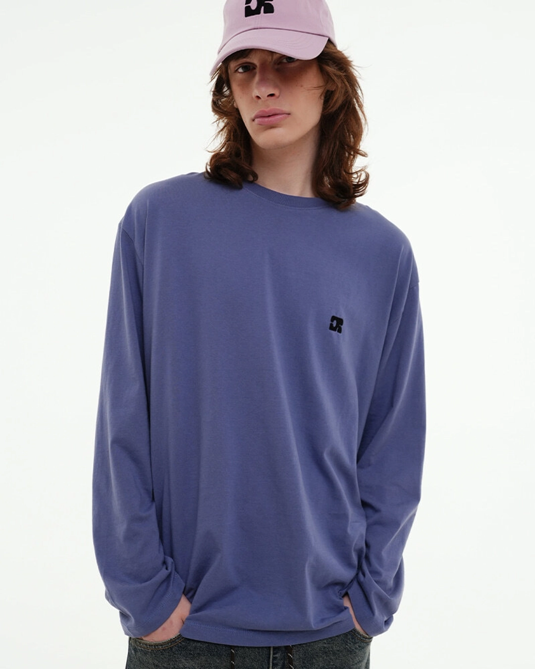 센토르 CENTAUR LONG SLEEVE T-SHIRT_BLUE 상품 이미지 2