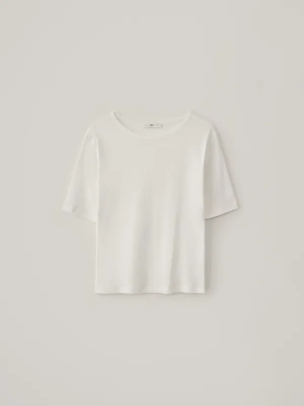 Fresh Cotton Half Top - Ivory