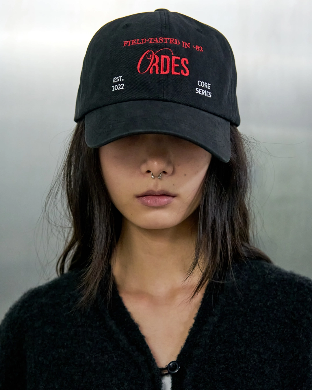 오데스 VINTAGE CLASSIC CAP - BLACK 상품 이미지 1