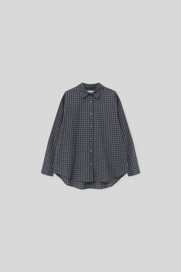 Lithe overfit shirt (g/n check)