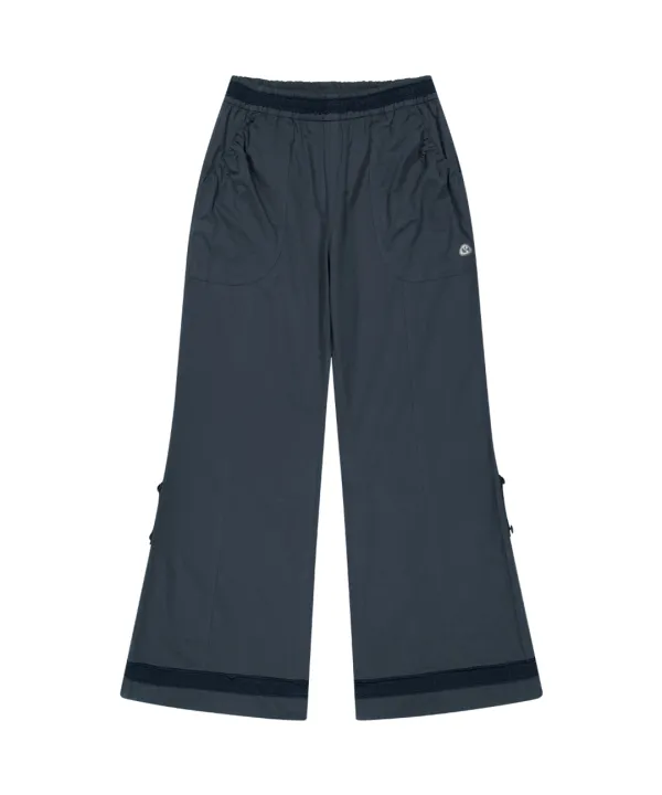 LACE COTTON PANTS NAVY