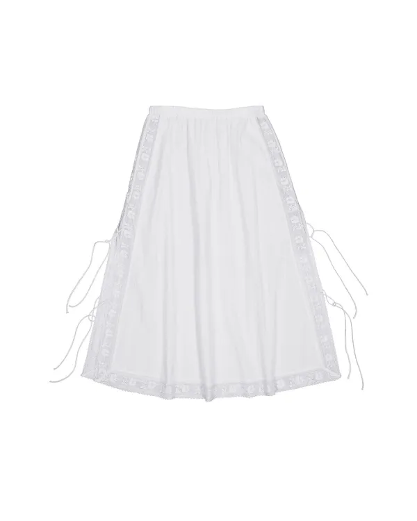 narr lace skirt (white)